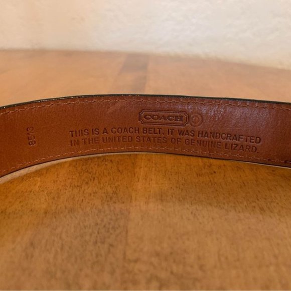 Vintage Coach Belt - Picture 2 of 5